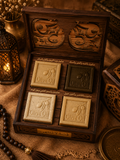 Dakka Kadima Luxury Aleppo Soap Gift Box – 4 Natural Olive Oil Soaps