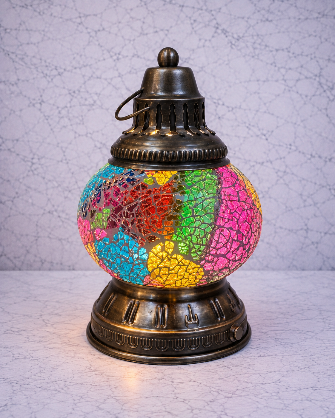 Rechargeable Mosaic LED Table Lamp Collection