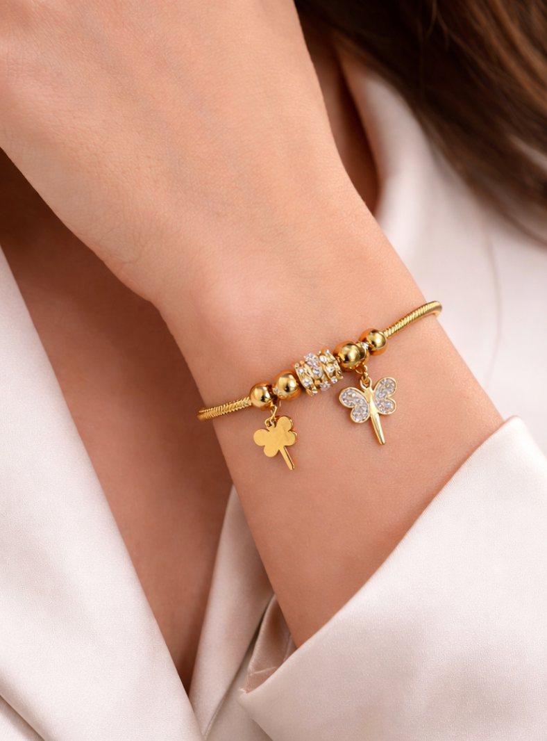 Butterfly Charm Bracelet