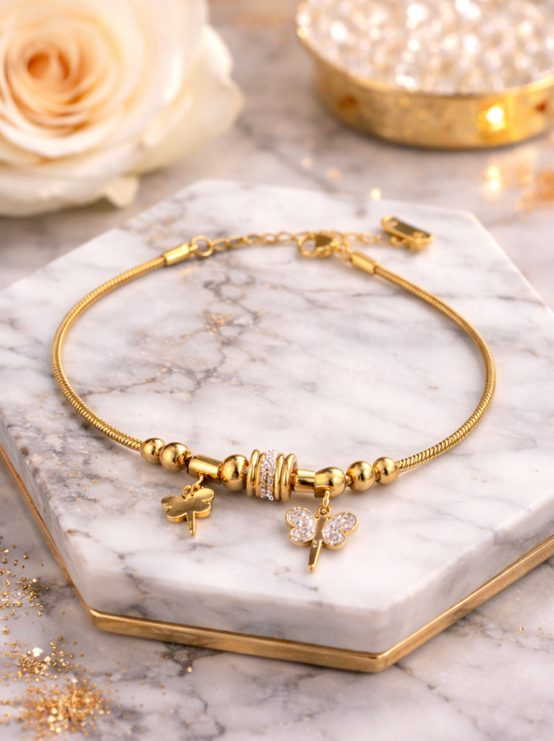 Butterfly Charm Bracelet