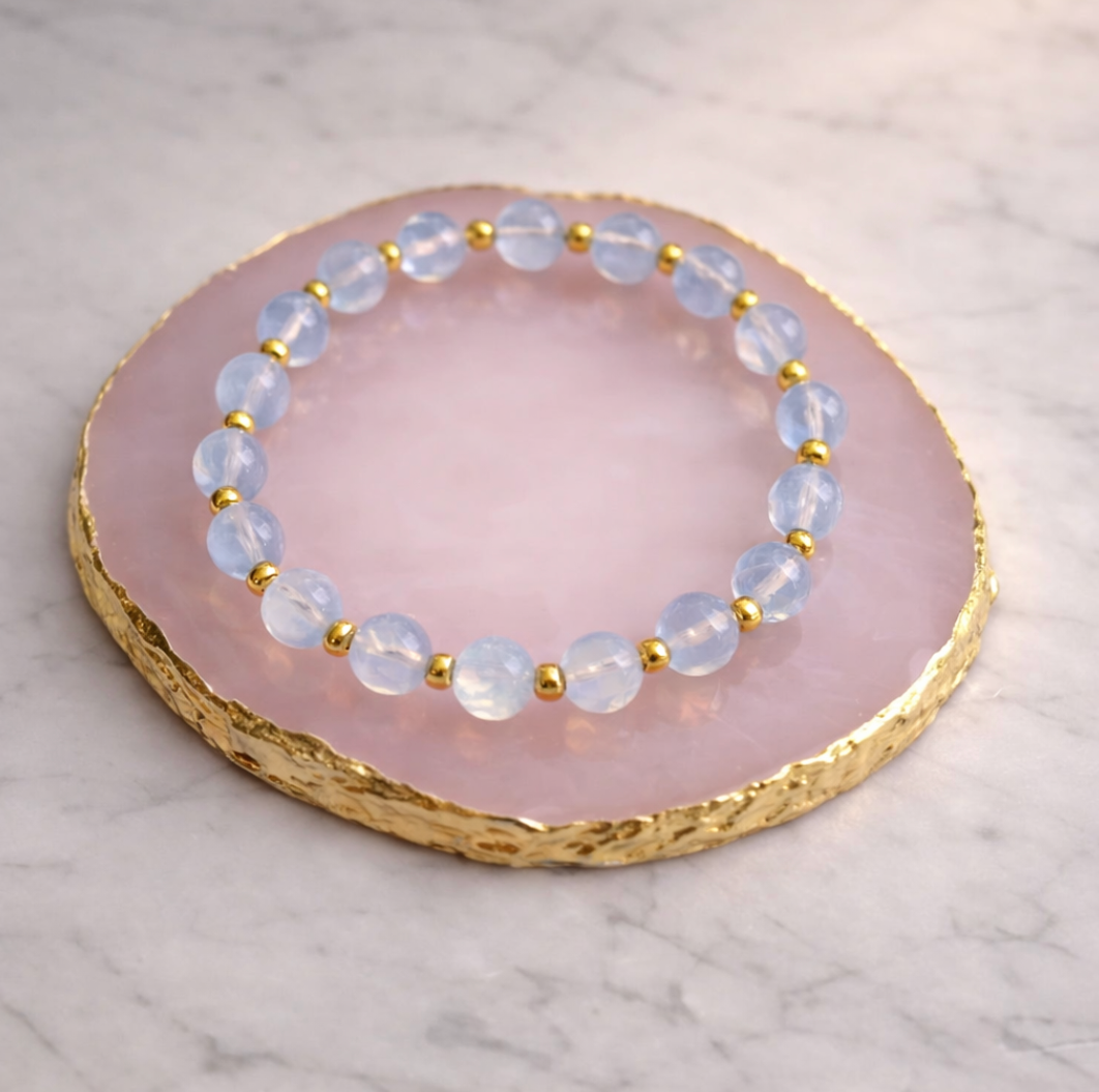 Aquarius Natural Stone Bracelet