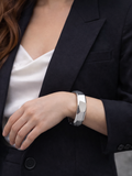 Silver Facet Cuff