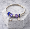 Midnight Charm Bracelet – Stainless Steel