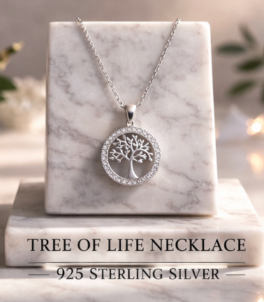 Tree of Life Necklace – 925 Sterling Silver