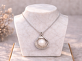 Seashell Pearl Pendant Necklace – Sterling Silver 925