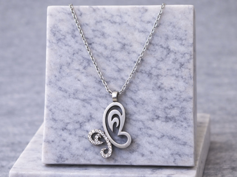 Butterfly Glow Necklace – 925 Sterling Silver