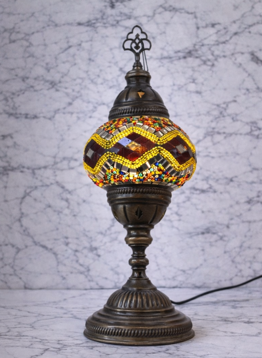Luxe Glow Mosaic Lamp