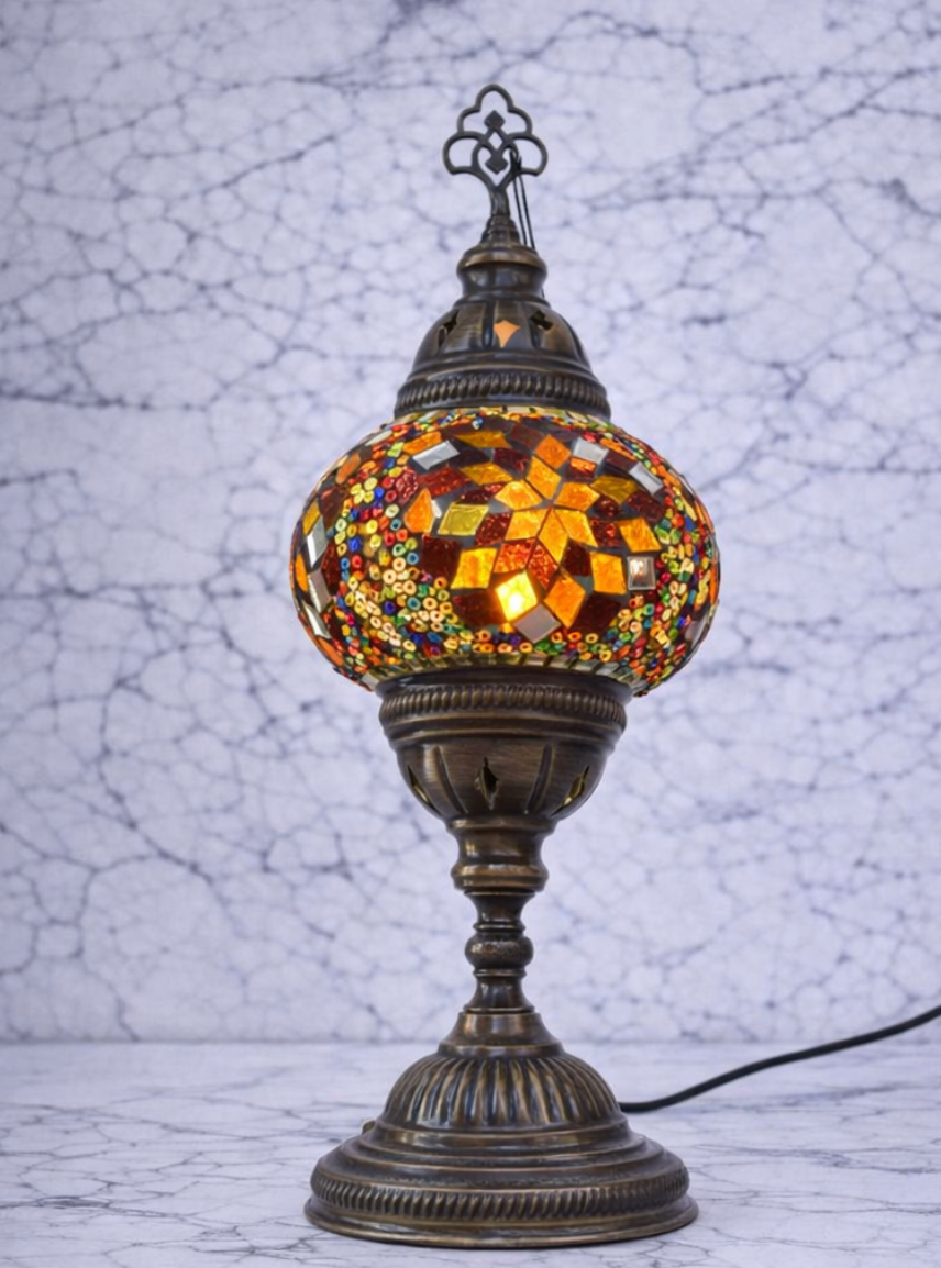 Luxe Glow Mosaic Lamp