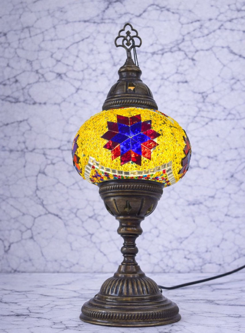 Luxe Glow Mosaic Lamp