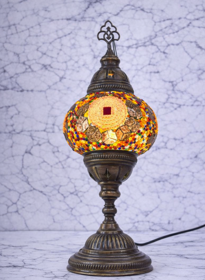 Luxe Glow Mosaic Lamp