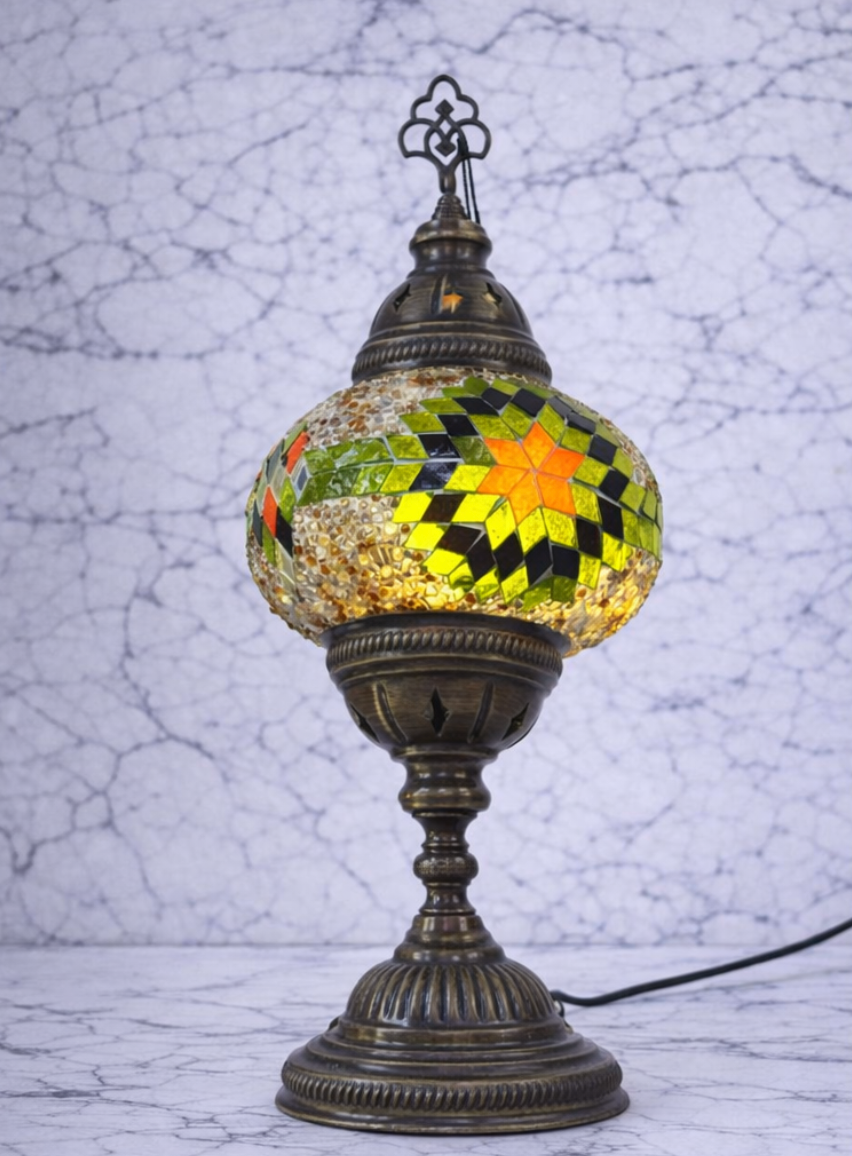 Luxe Glow Mosaic Lamp