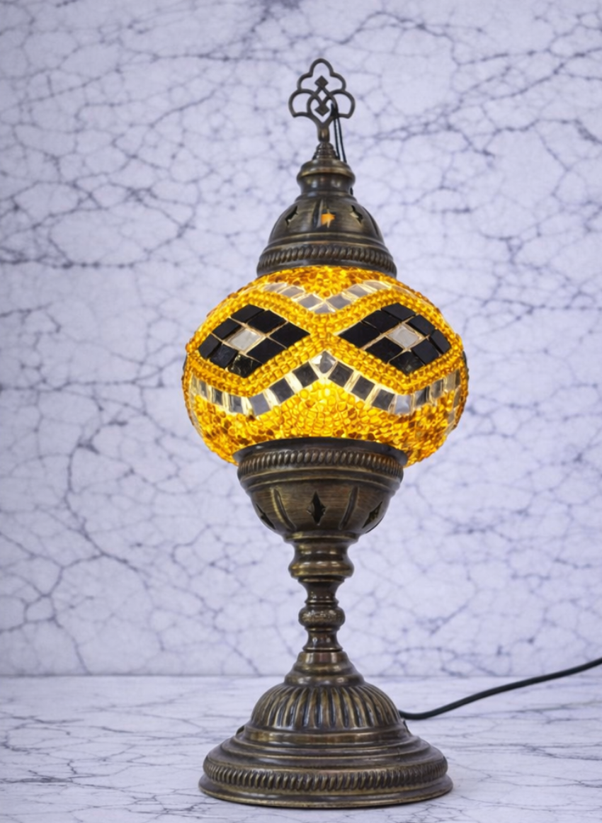 Luxe Glow Mosaic Lamp