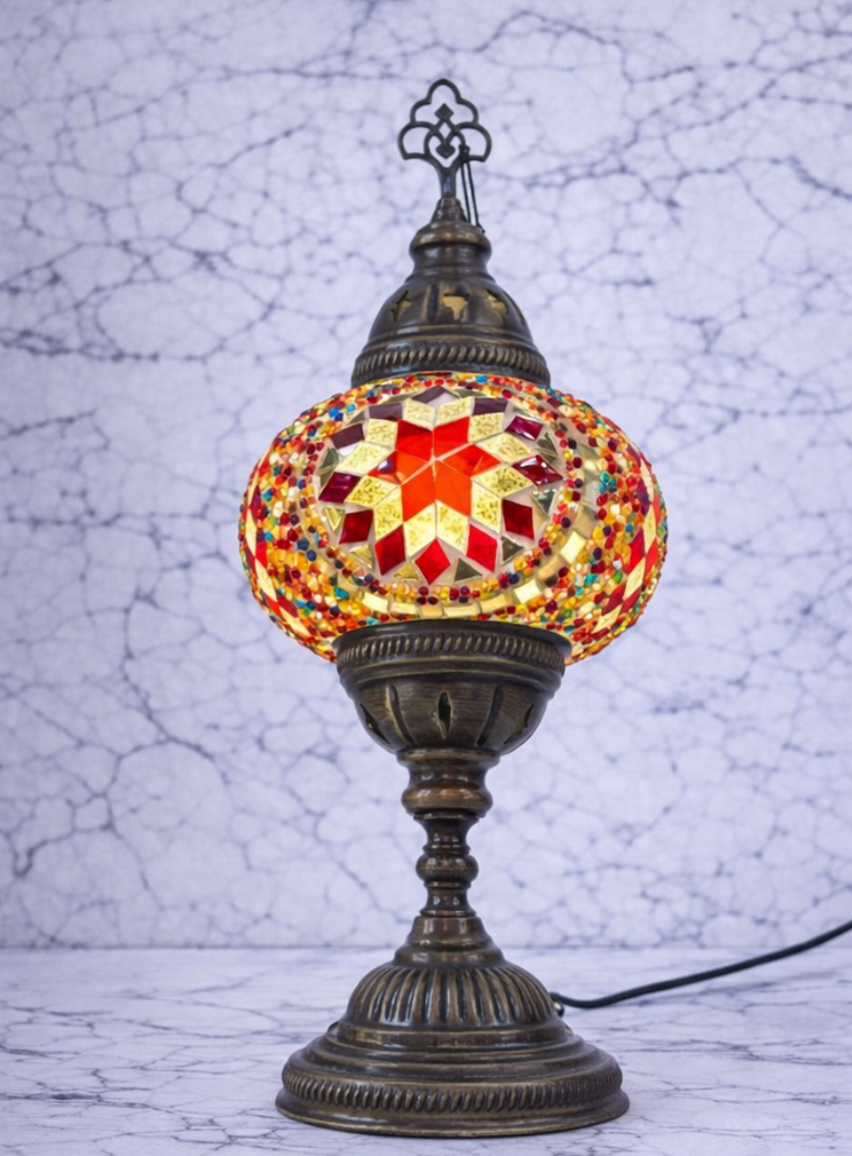 Luxe Glow Mosaic Lamp