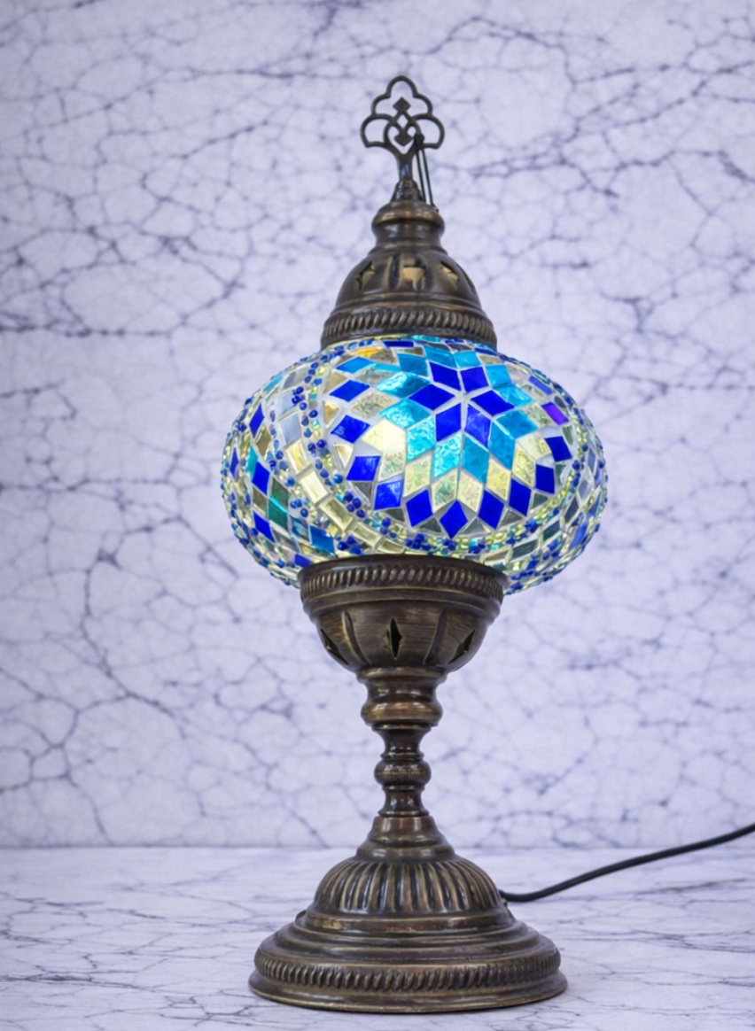 Luxe Glow Mosaic Lamp