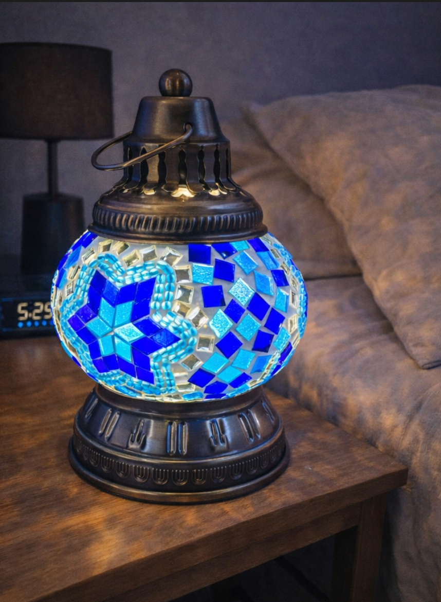 Rechargeable Mosaic LED Table Lamp Collection