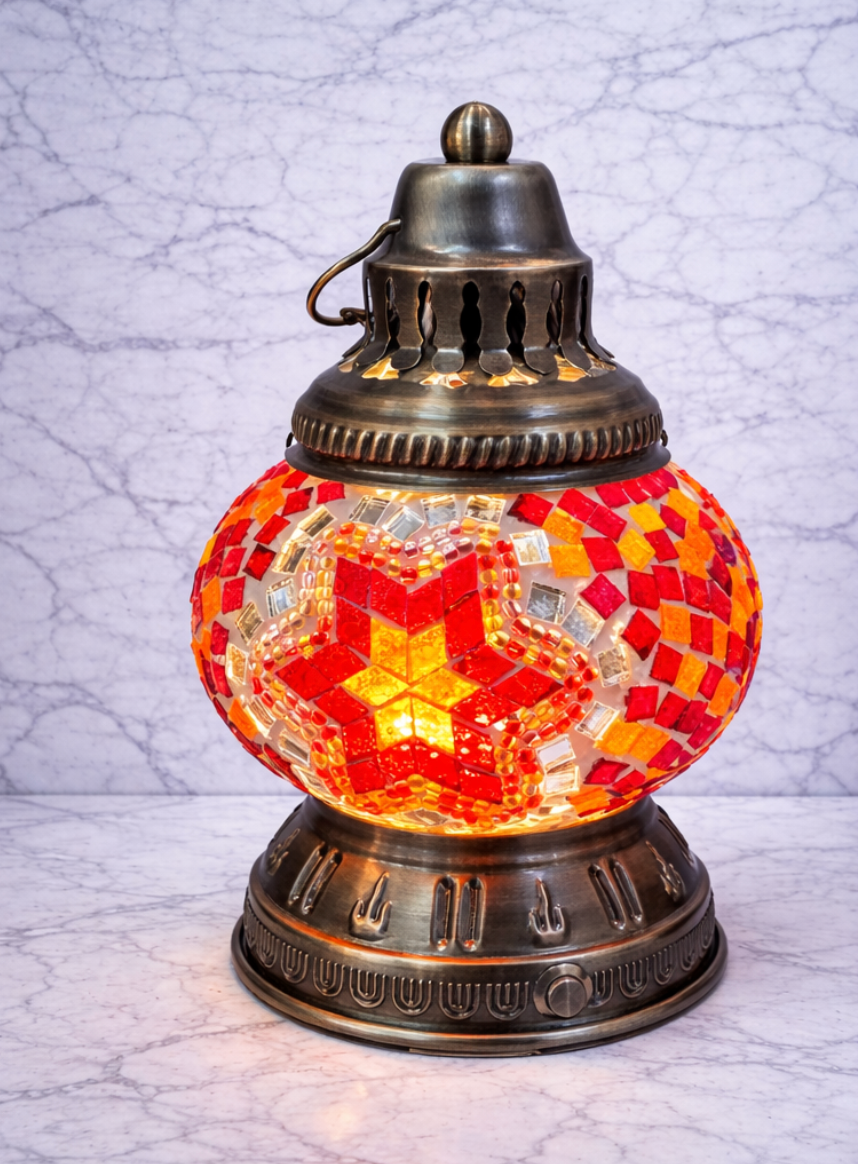Rechargeable Mosaic LED Table Lamp Collection