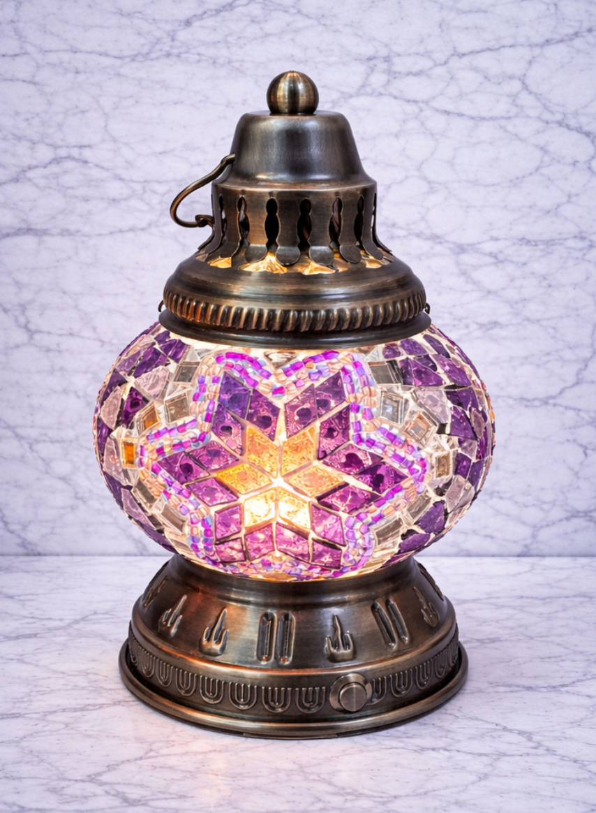 Rechargeable Mosaic LED Table Lamp Collection