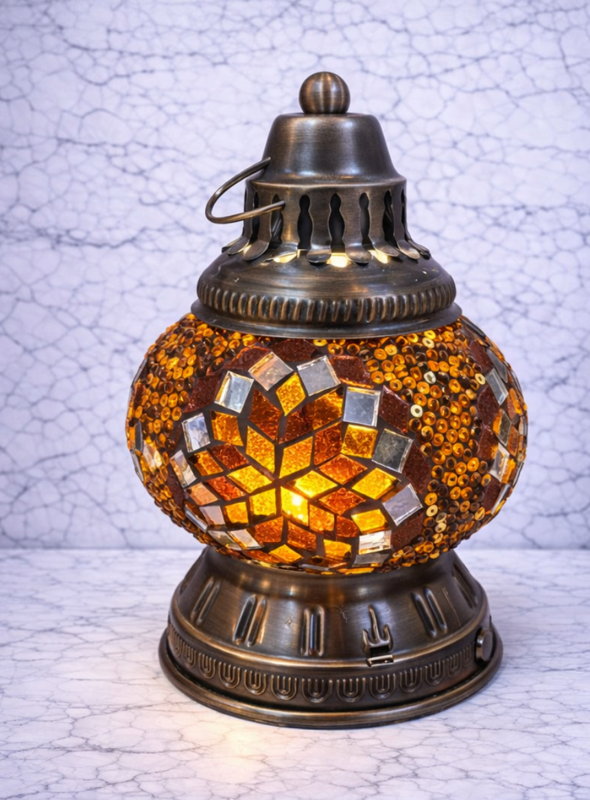 Rechargeable Mosaic LED Table Lamp Collection