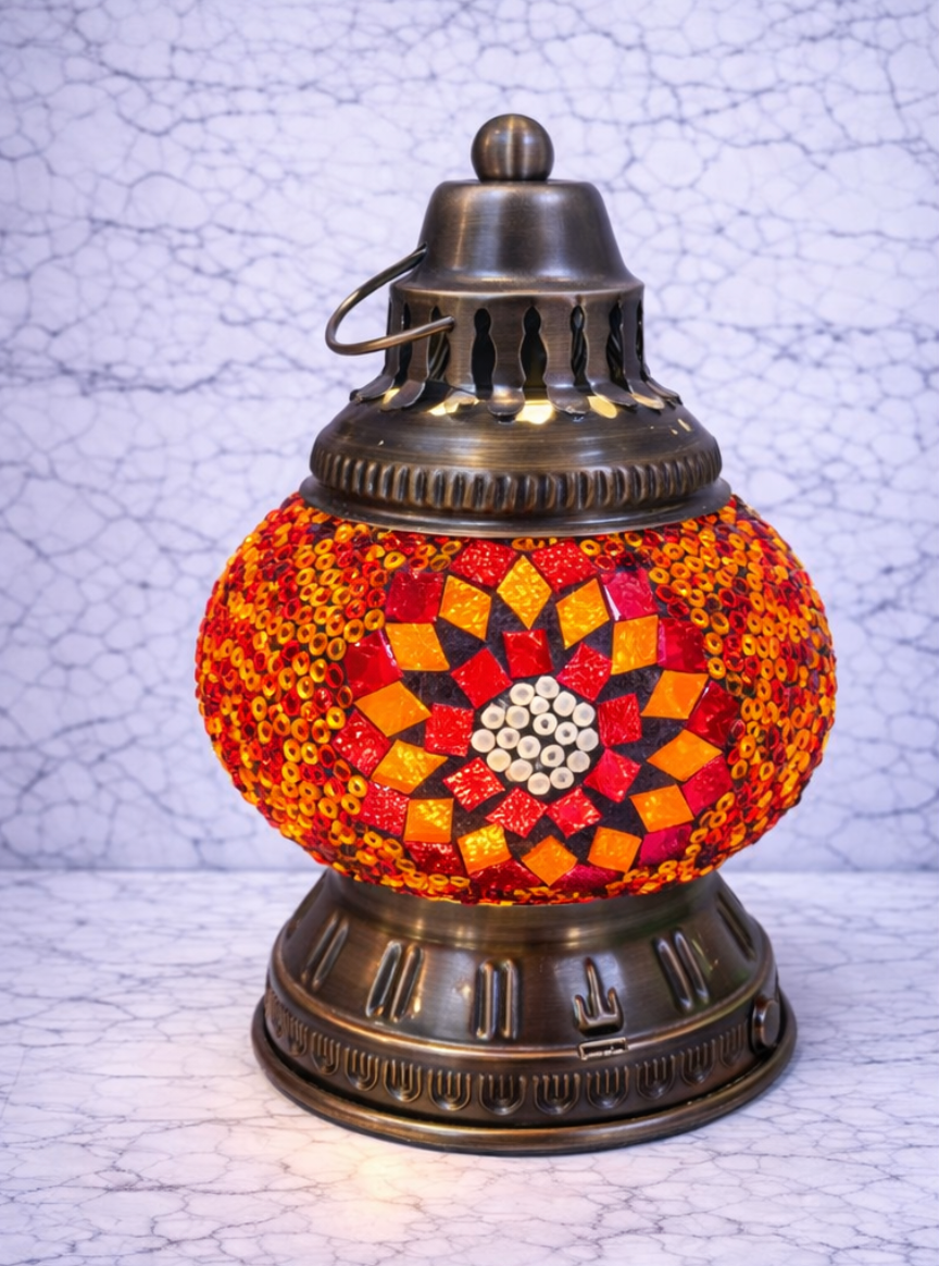 Rechargeable Mosaic LED Table Lamp Collection