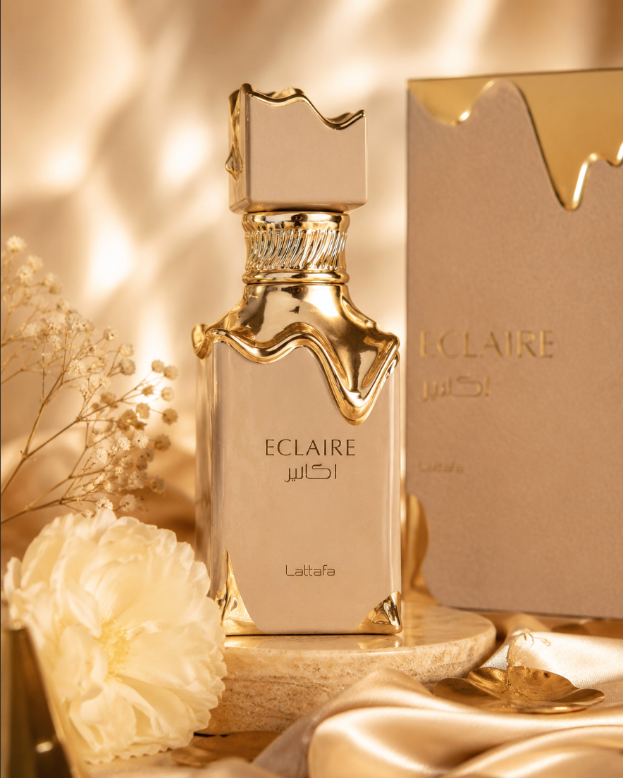Lattafa Eclaire Eau De Parfum 100ml | Sweet Vanilla Caramel Gourmand Perfume