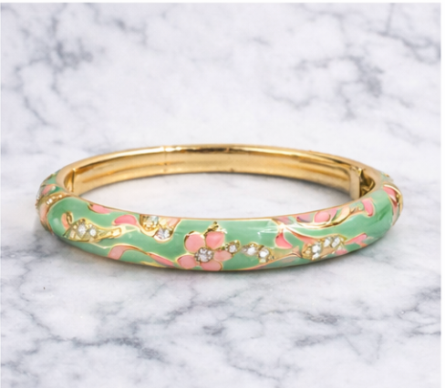 Pastel Luxe Enamel Bangles