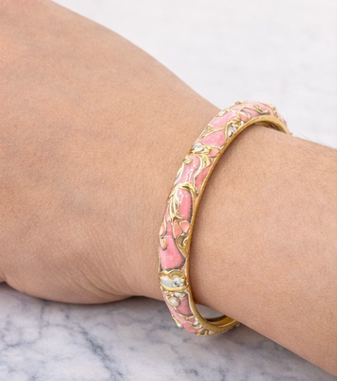 Pastel Luxe Enamel Bangles