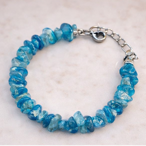 Blue Apatite Bracelet