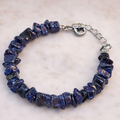 Dark Blue Goldstone (Sparkle Stone) Bracelet